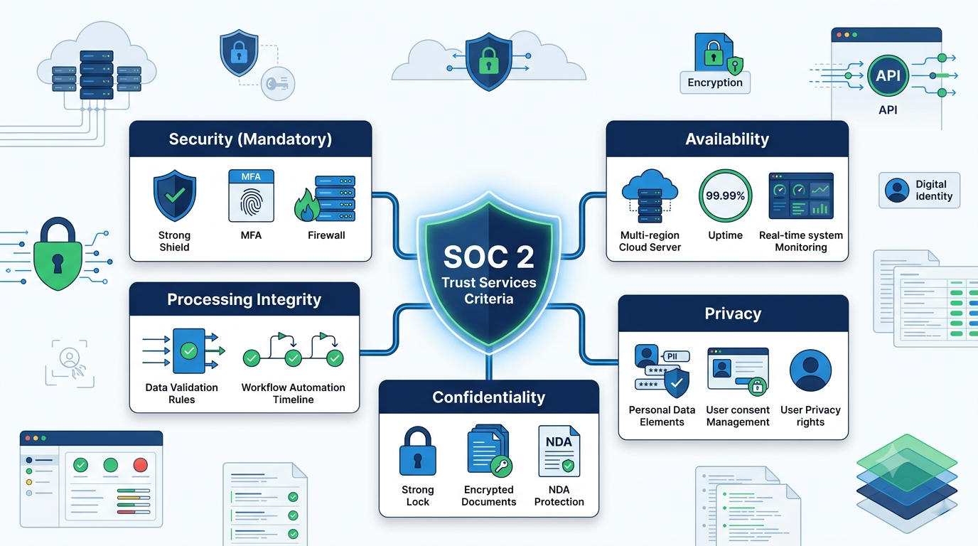 SOC 2 certification process overview for Indian businesses