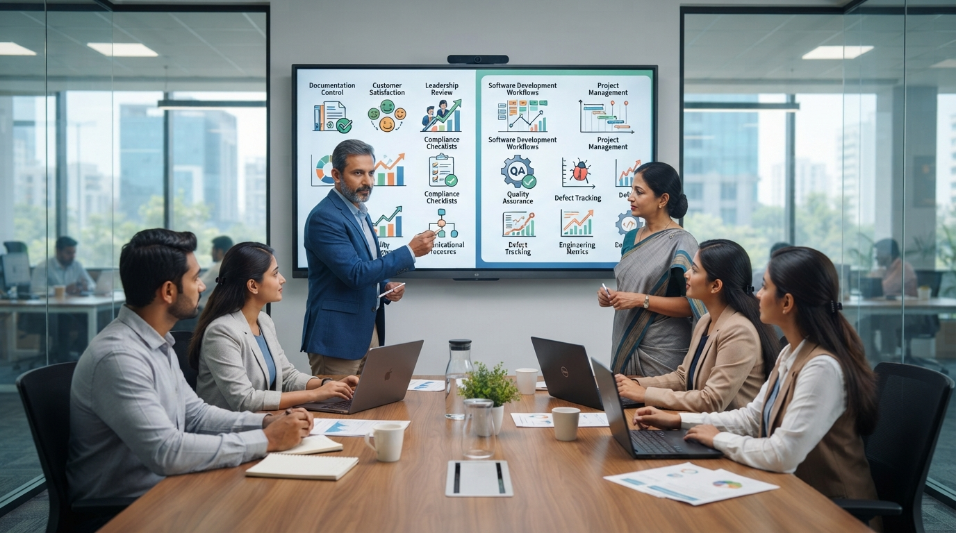 CMMI vs ISO 9001 comparison for IT companies