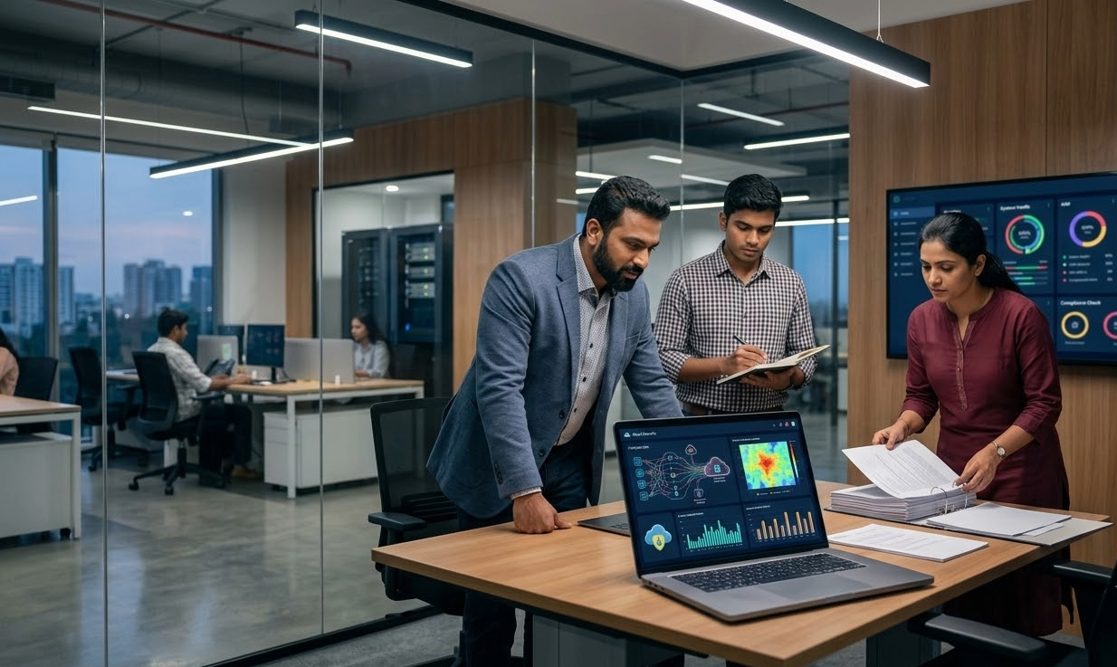 SOC 2 security audit for a SaaS and technology company in India