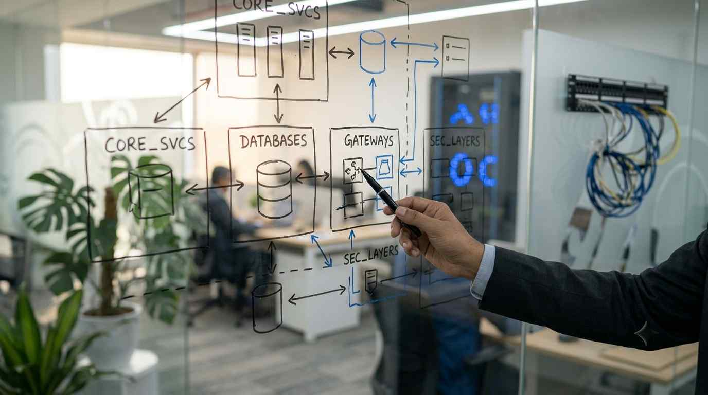 SOC 2 for Indian SaaS Companies: What Changes When Your First Enterprise Client Asks SaaS product team working in a modern Pune office workspace